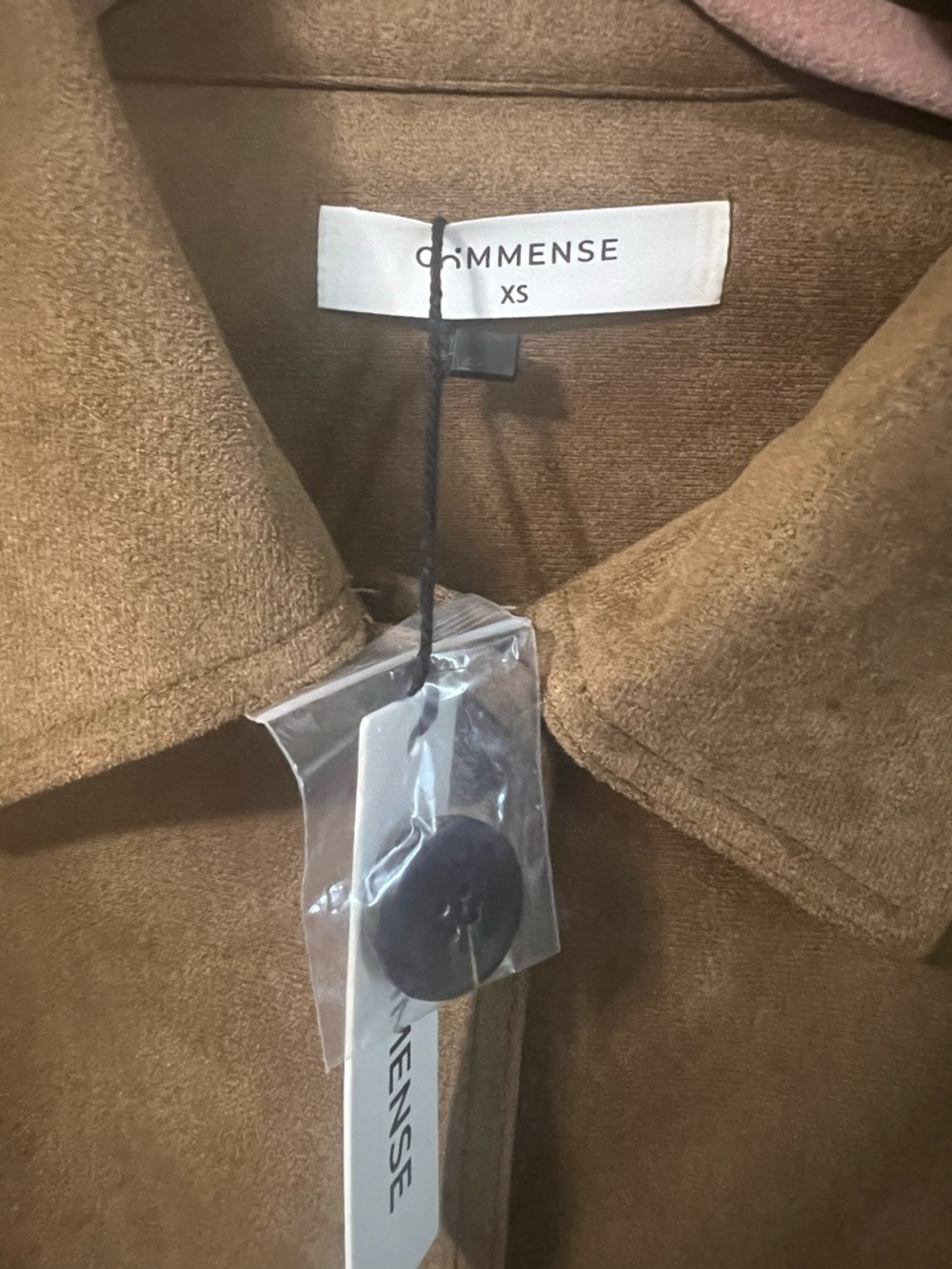 NWT Commense Button Front Suede Effect Blazer SOLD OUT MSRP $75 - Picture 2 of 5